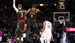 Platz 20: Atlanta Hawks - Trae Young (19,1 Punkte, 8,1 Assists) und Kevin Huerter (9,7 Punkte, 3,3 Rebounds)