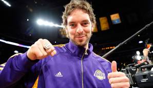 Platz 30: PAU GASOL (2001-2019) - 221,0 Mio. - Teams: Grizzlies, Lakers, Bulls, Spurs, Bucks, Blazers.