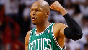 Platz 46: RAY ALLEN (1996-2014) - 182,4 Mio. - Teams: Bucks, Sonics, Celtics, Heat.