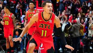 Trae Young ist der Star der Atlanta Hawks.