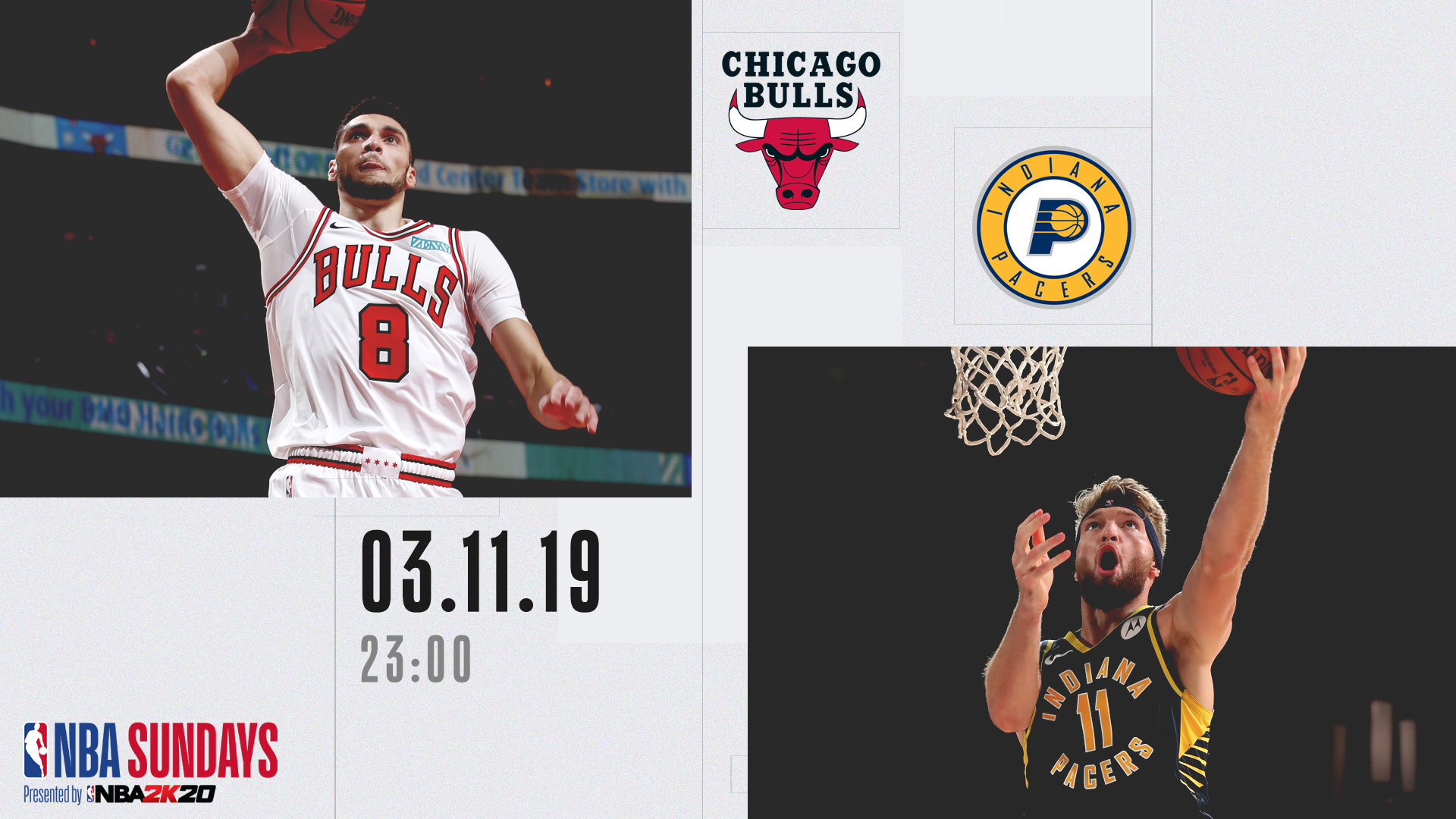 Die Indiana Pacers treffen auf die Chicago Bulls.