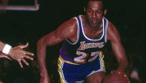 Platz 10: Elgin Baylor (Los Angeles Lakers) - 16 Assists gegen die Phoenix Suns am 9. Februar 1969.