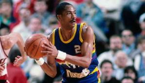 Platz 8: Alex English (Denver Nuggets) - 16 Assists gegen die Chicago Bulls am 19. März 1982 (ein weiteres Spiel mit mindestens 15 Assists).