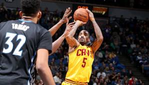 Platz 16: J.R. Smith (Cleveland Cavaliers) - 27 Punkte (10/12 FG) in 19 Minuten am 8. Januar 2016 gegen die Minnesota Timberwolves.