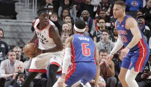 PLATZ 18: Pascal Siakam (Toronto Raptors) - Usage Rate: 29,3 Prozent. True Shooting Percentage: 55,5 Prozent.