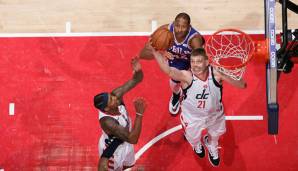 Moritz Wagner und die Washington Wizards konnten gegen die Philadelphia 76ers gewinnen.