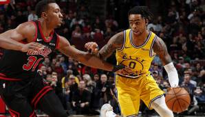 D'Angelo Russell (Golden State Warriors, Vertrag: 4 Jahre/117,3 Mio. Dollar) - 22,3 Punkte, 6,2 Assists, 45 Prozent FG in 30,7 Minuten pro Partie.