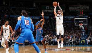 J.J. Redick (New Orleans Pelicans, Vertrag: 2 Jahre/26,5 Mio. Dollar) - 15,5 Punkte, 3,2 Rebounds, 44,3 Prozent FG in 28,7 Minuten pro Partie.