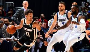 Die Dallas Mavericks verlieren ohne Luka Doncic und Kristaps Porzingis bei den Atlanta Hawks.