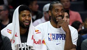 Kawhi Leonard und Paul George überzeugten gegen die Nuggets.