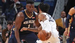 Zion Williamson und seinen New Orleans Pelicans werden gute Chancen auf eine Playoff-Teilnahme eingeräumt.