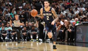 Platz 25: Lonzo Ball (New Orleans Pelicans) – Guard – 22 Jahre alt – Stats 19/20: 12,4 Punkte, 6,2 Rebounds, 7 Assists