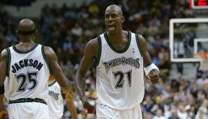 Kevin Garnett verbrachte insgesamt 14 Jahre bei den Minnesota Timberwolves.