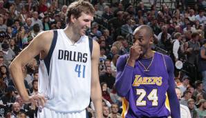 Dirk Nowitzki und Kobe Bryant hätten mehrfach in ihrer Karriere zusammenspielen können.