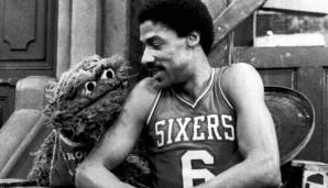 Julius Erving war der Star der Philadelphia 76ers.