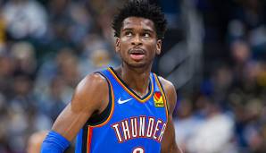 Platz 11: Shai Gilgeous-Alexander (OKC Thunder) – Guard, 21 Jahre – Stats 19/20: 19,3 Punkte, 6,1 Rebounds, 3,3 Assists, 1,1 Steals, 47,3 Prozent FG, 35,1 Prozent 3FG