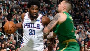 Joel Embiid stellte Daniel Theis während der Saison vor große Probleme.