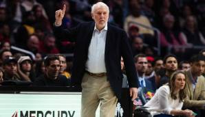 Gregg Popovich nahm die Enttäuschung der San Antonio Spurs mit Humor.