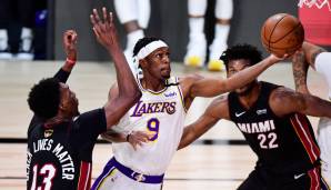 Rajon Rondo könnte die Los Angeles Lakers nach dem Titelgewinn direkt wieder verlassen.