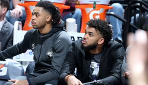 D'Angelo Russell (l.) und Karl-Anthony Towns wollen die Timberwolves gemeinsam in eine erfolgreiche Zukunft führen.