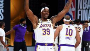 Platz 12: Dwight Howard | Team: Los Angeles Lakers | Alter: 34 | Status: Unrestricted Free Agent | Gehalt 19/20: 2,6 Mio. | Stats 19/20: 7,5 Punkte, 7,3 Rebounds, 1,1 Blocks, 72,9 Prozent FG (69 Spiele).