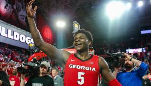 Anthony Edwards von Georgia werden gute Chancen eingeräumt, im NBA Draft 2020 an Nummer 1 gezogen zu werden.