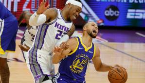 Stephen Curry legte gegen die Sacramento Kings eine bärenstarke Vorstellung hin.