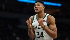 WER WIRD MVP? Platz 3: Anthony Davis oder LeBron James (je 18 Prozent), Platz 2: Luka Doncic (21 Prozent), Platz 1: Giannis Antetokounmpo (32 Prozent) - Vorjahr: Giannis Antetokounmpo (52 Prozent)