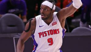 OSTEN: FORWARDS - Platz 10: JERAMI GRANT (Detroit Pistons) - 134.487 Stimmen - Stats 2020/21: 23,7 Punkte, 5,8 Rebounds und 2,9 Assists bei 45,1 Prozent aus dem Feld und 40,2 Prozent aus der Distanz (21 Spiele)