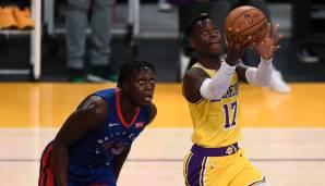 Dennis Schröder zieht im Duell gegen die Detroit Pistons zum Korb.