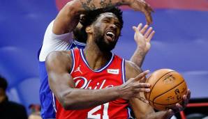 Die Statistiken von Joel Embiid 2020/21: 29,7 Punkte, 10,8 Rebounds und 3,1 Assists bei 54,0 Prozent FG und 39,7 Prozent Dreier in 32,5 Minuten (23 Spiele)