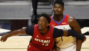 Platz 6: BAM ADEBAYO (MIAMI HEAT) - 578.133 Stimmen - Stats 2020/21: 20,1 Punkte, 9,1 Rebounds und 5,0 Assists bei 57,2 Prozent aus dem Feld (22 Spiele)