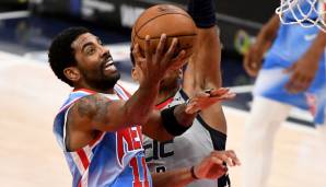 Platz 2: KYRIE IRVING (Brooklyn Nets) - 2.104.130 Stimmen - Stats 2020/21: 27,9 Punkte, 5,9 Assists und 4,6 Rebounds bei 52,2 Prozent aus dem Feld (18 Spiele)