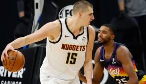 Platz 2: NIKOLA JOKIC (Denver Nuggets) - 3.006.981 Stimmen - Stats 2020/21: 26,9 Punkte, 11,3 Rebounds und 8,6 Assists bei 56,7 Prozent aus dem Feld (24 Spiele)