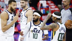 Platz 5: MIKE CONLEY (Utah Jazz) - Gehalt 20/21: 34,5 Mio. Dollar - Stats 20/21: 16,1 Punkte und 5,5 Assists bei 45,0 Prozent FG und 42,1 Prozent Dreier