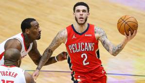 LONZO BALL (New Orleans Pelicans, Restricted Free Agent) - Gehalt 20/21: 8,4 Mio. Dollar - Stats 20/21: 14,2 Punkte, 4,2 Rebounds und 5,6 Assists bei 42,5 Prozent FG und 38,5 Prozent Dreier