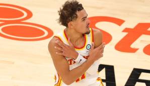 Platz 16: TRAE YOUNG (Atlanta Hawks) | Alter: 22,5 | Position: PG | Stats 20/21: 25,2 Punkte, 3,9 Rebounds und 9,4 Assists bei 43,1 Prozent FG und 35,8 Prozent Dreier in 34,3 Minuten (47 Spiele)