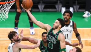 Jayson Tatum erzielte gegen die Brooklyn Nets einen neuen Karrierebestwert in den Playoffs.