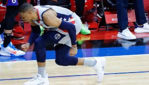 Westbrook wurde bei der Niederlage in Philadelphia mit Popcorn beworfen.