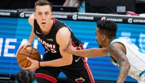 Platz 10: DUNCAN ROBINSON | Team: Miami Heat | Alter: 27 | Status: Restricted Free Agent | Gehalt 20/21: 1,7 Mio. | Stats 20/21: 13,1 Punkte und 3,5 Rebounds bei 43,9 Prozent FG und 40,8 Prozent Dreier in 31,4 Minuten (72 Spiele)