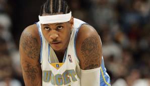 Carmelo Anthony erreichte 2009 mit den Denver Nuggets die Western Conference Finals.