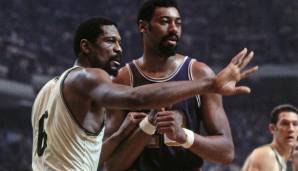 Bill Russell und Wilt Chamberlain waren auf dem Court Rivalen, aber abseits des Courts gute Freunde.