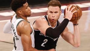 Platz 15: BLAKE GRIFFIN | Team: Brooklyn Nets | Alter: 32 | Status: Unrestricted Free Agent | Gehalt 21/22: 2,6 Mio. | Stats 21/22: 6,4 Punkte und 4,1 Rebounds bei 42,5 Prozent FG und 26,2 Prozent Dreier in 17,1 Minuten (56 Spiele)