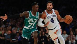 Dennis Schröder gab gegen die New York Knicks sein Debüt für die Boston Celtics.