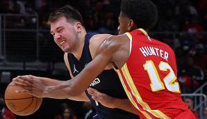 Luka Doncic und die Dallas Mavericks haben zum Saisonauftakt in Atlanta eine Klatsche kassiert.