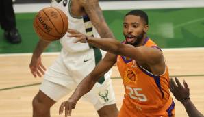 Mikal Bridges stand in der vergangenen NBA-Saison mit den Phoenix Suns in den Finals gegen die Milwaukee Bucks (2-4).