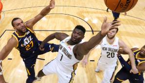 New Orleans galt mit diesem Team als Playoff-Kandidat, doch schon in der Preseason setzte es den ersten Dämpfer. Zion riss sich den Meniskus und sollte erst drei Monate später sein NBA-Debüt geben.