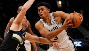 Platz 7: KELDON JOHNSON (San Antonio Spurs) - 28 Versuche geblockt