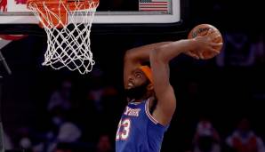 Platz 3: MITCHELL ROBINSON | Team: New York Knicks | Alter: 24 | Status: Unrestricted Free Agent | Gehalt 21/22: 1,8 Mio. | Stats 21/22: 8,5 Punkte, 8,6 Rebounds und 1,8 Blocks bei 76,1 Prozent FG in 25,7 Minuten (72 Spiele)