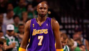 Platz 4: LAMAR ODOM | Team: Los Angeles Lakers | Plus/Minus: -34 in 40 Minuten in Spiel 6 der NBA Finals 2008 gegen die Boston Celtics (92:131)